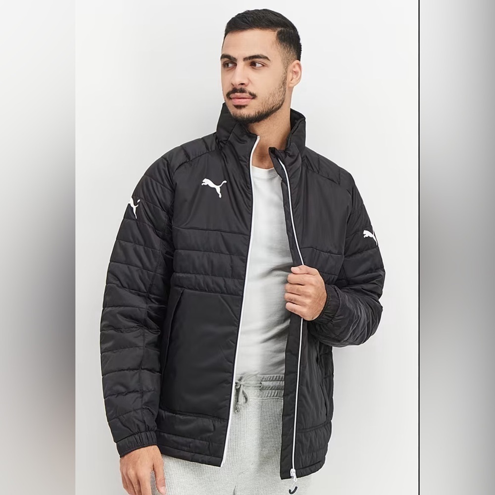 Puma Men’s Quilted Puffer Jacket Size Small.